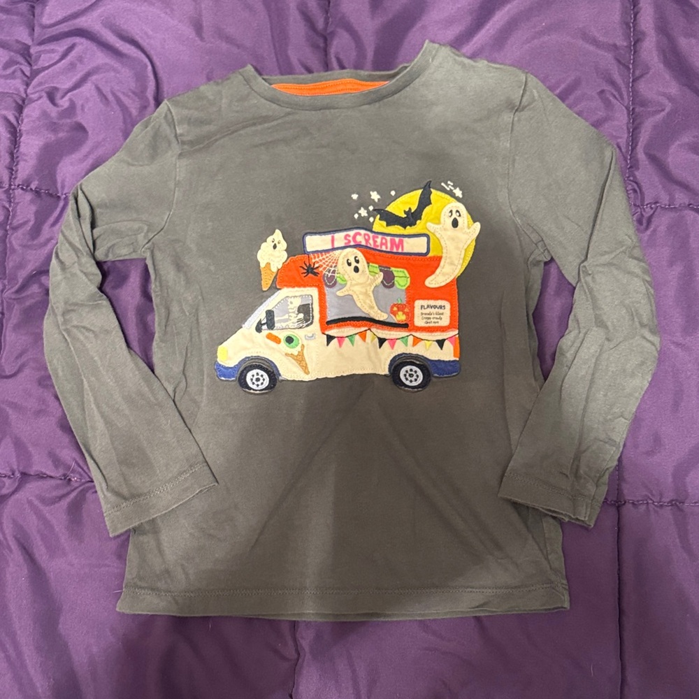 Mini Boden Halloween Shirt